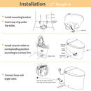 Alora Premium Smart Tankless Bidet Toilet W/ Auto Open & Close Lid (95371482)