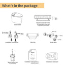 Alora Premium Smart Tankless Bidet Toilet W/ Auto Open & Close Lid (95371482)