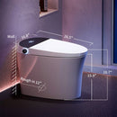 Alora Premium Smart Tankless Bidet Toilet W/ Auto Open & Close Lid (95371482)