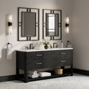 James Martin Lucian 72" Double Bathroom Vanity, Carbon Oak