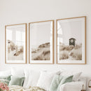 Minimalist Coastal Gallery Wall. Beige Beach Decor Set by Wall Art Set