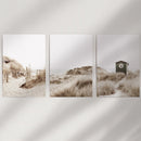 Minimalist Coastal Gallery Wall. Beige Beach Decor Set by Wall Art Set