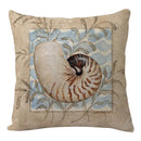 Coastal cushion cover set of 9 teal and blue living room decor by Decorbites
