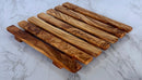 Olive Wood Pan Coaster Trivet by Choixe
