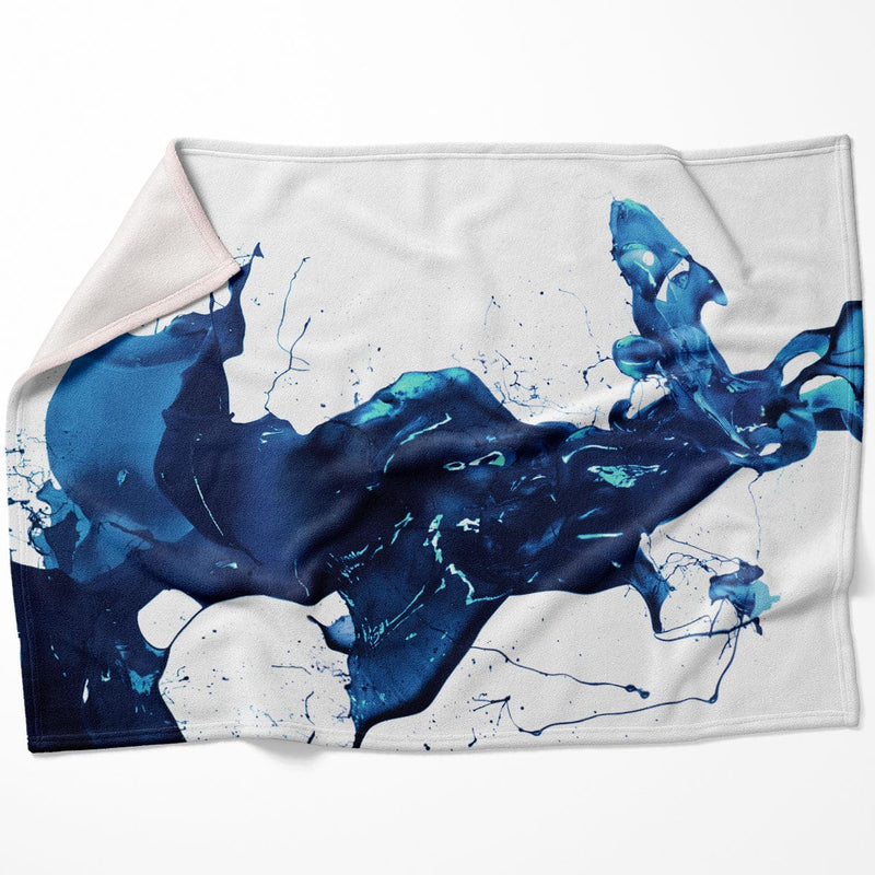 Cobalt Splash Blanket