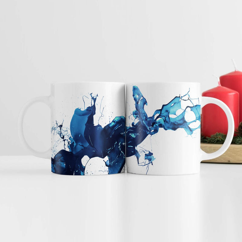 Cobalt Splash Mug