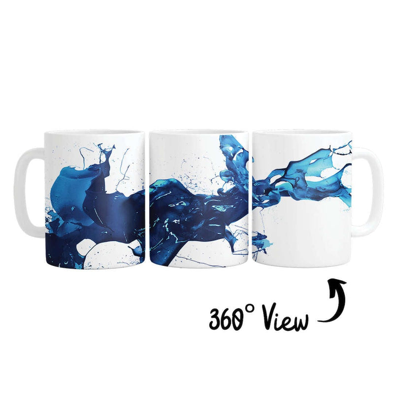 Cobalt Splash Mug