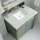 James Martin Brittany 36" Single Bathroom Vanity, Smokey Celadon