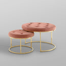 Carlotta Velvet Nesting Coffee Table (Set of 2)