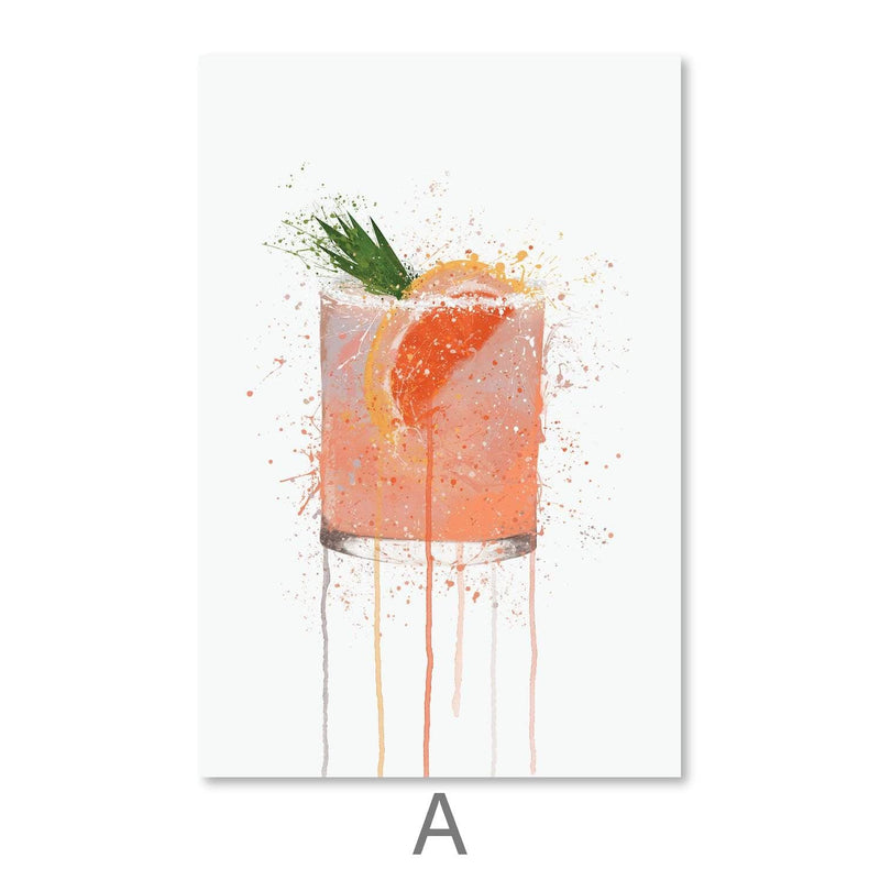 Cocktails Canvas