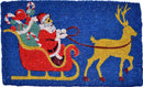 Santa Sleigh Coco Doormat