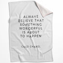 CoCo Quotes B Blanket