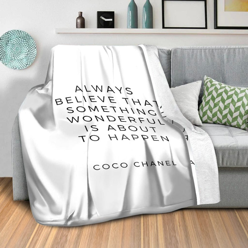 CoCo Quotes B Blanket