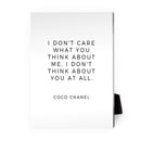 CoCo Quotes C Desktop Canvas