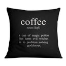 Coffee and Tea A Cushion