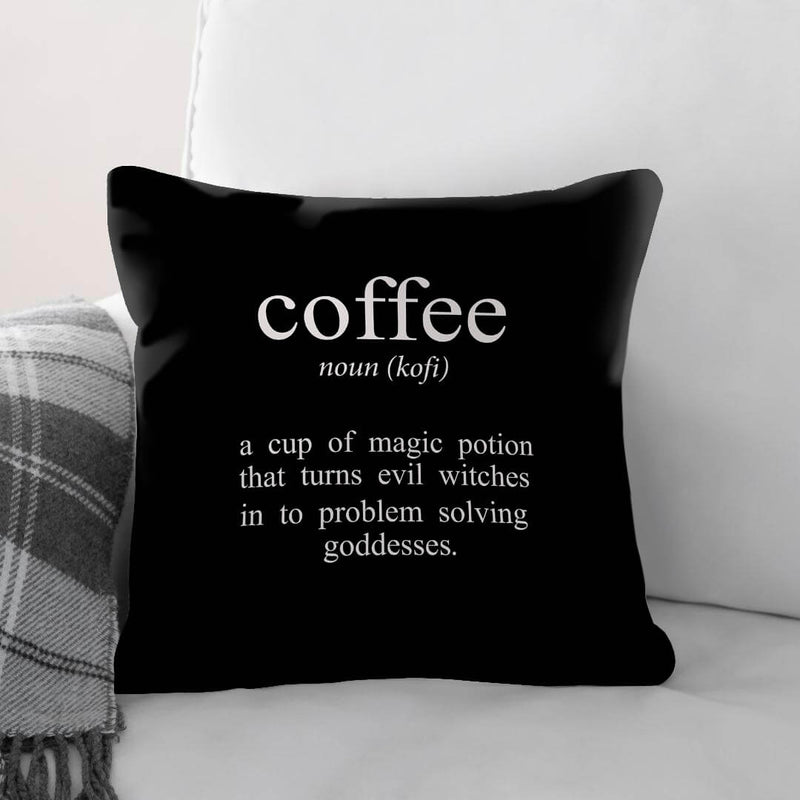 Coffee and Tea A Cushion