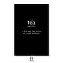 Coffee and Tea Canvas