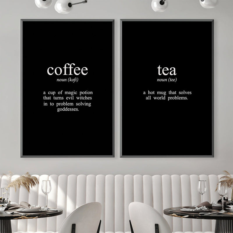 Coffee and Tea Canvas