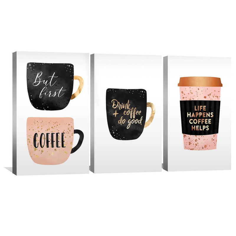 Coffee Cups Canvas