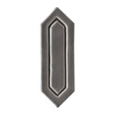 Coffee Glossy Reliefed Picket Ceramic Accent Tiles 2x6