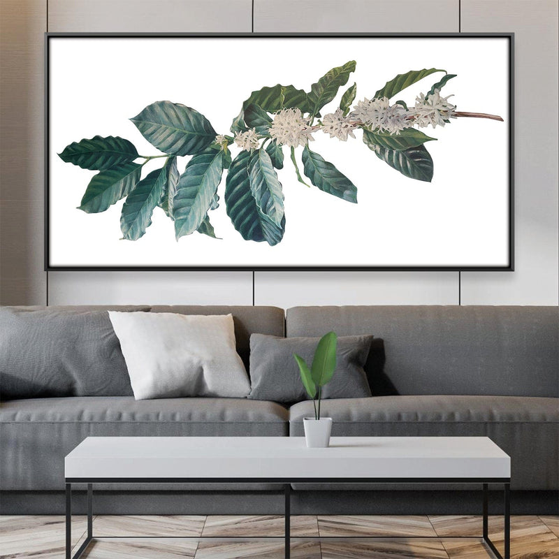 Coffee Leaves Canvas