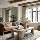 Artisan Burl Wood Coffee Table by Decor Steals