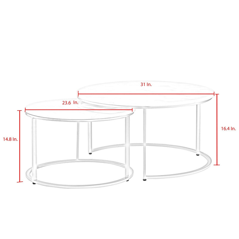Irene Nesting Coffee Table (Set of 2)