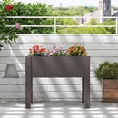 53L Raised Bed Grow Box Self-Watering Planter Box Stand with Water Level Monitor by LJGDeals