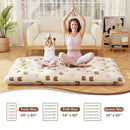Foldable Futon Mattress with Washable Cover and Carry Bag for Camping by LJGDeals