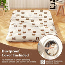 Foldable Futon Mattress with Washable Cover and Carry Bag for Camping by LJGDeals