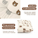 Foldable Futon Mattress with Washable Cover and Carry Bag for Camping by LJGDeals