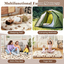 Foldable Futon Mattress with Washable Cover and Carry Bag for Camping by LJGDeals
