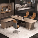 Cognac · Executive Desk w/ Mobile Storage