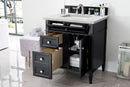 James Martin Brittany 30" Single Bathroom Vanity, Black Onyx