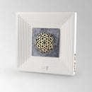 Foil & Silver Pastel Cosmos Mandala Relief