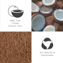 Nature Lover Pine Cone Coir Doormat