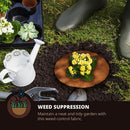 9 Inches Weed Control Discs Coco Tree Rings - 15 Pack by EnvelorHome
