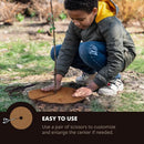 24 Inches Weed Control Discs Coco Tree Rings by EnvelorHome