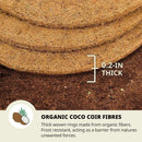 24 Inches Weed Control Discs Coco Tree Rings by EnvelorHome