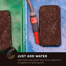 Coir Growing Medium Coco Potting Soil 1.5-lb Block by EnvelorHome