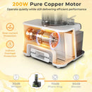 Cold Press Juicer with 5.3 Inches Feed Chute High Juice Yield and Reverse Function by LJGDeals