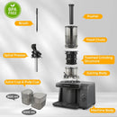 Cold Press Juicer with 5.3 Inches Feed Chute High Juice Yield and Reverse Function by LJGDeals