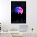 Color Moon Horizon Canvas