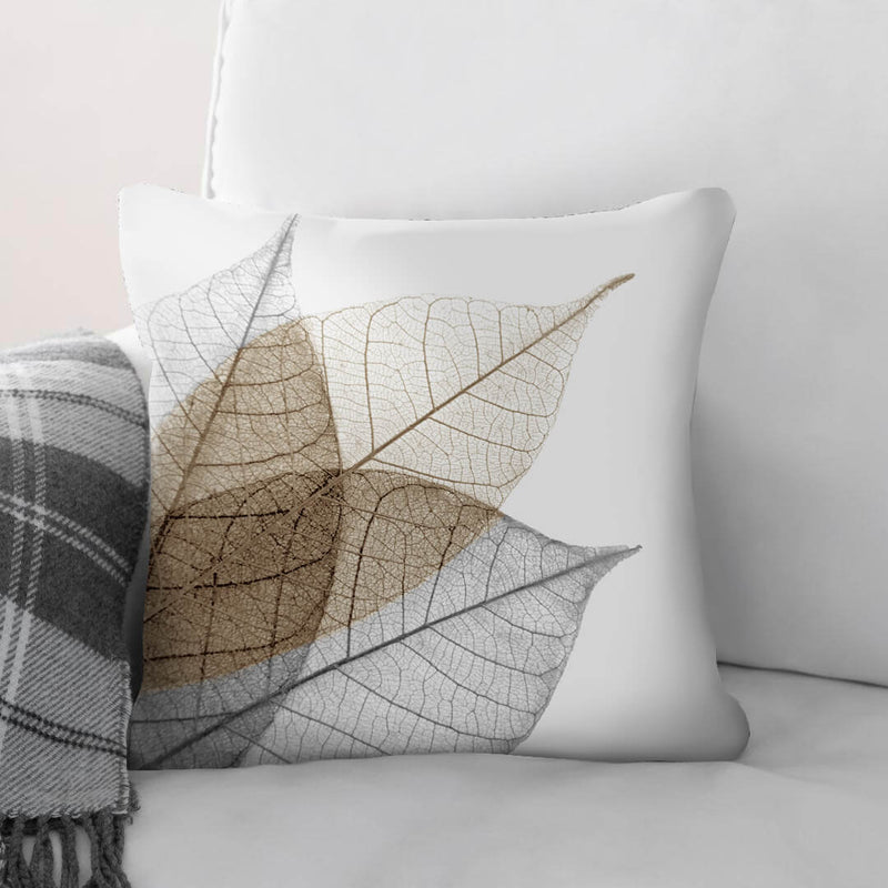 Color Splash Leaf A Cushion