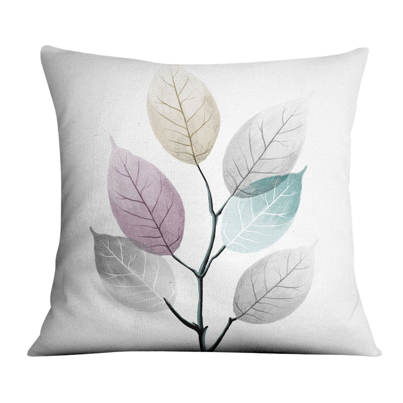 Color Splash Leaf B Cushion