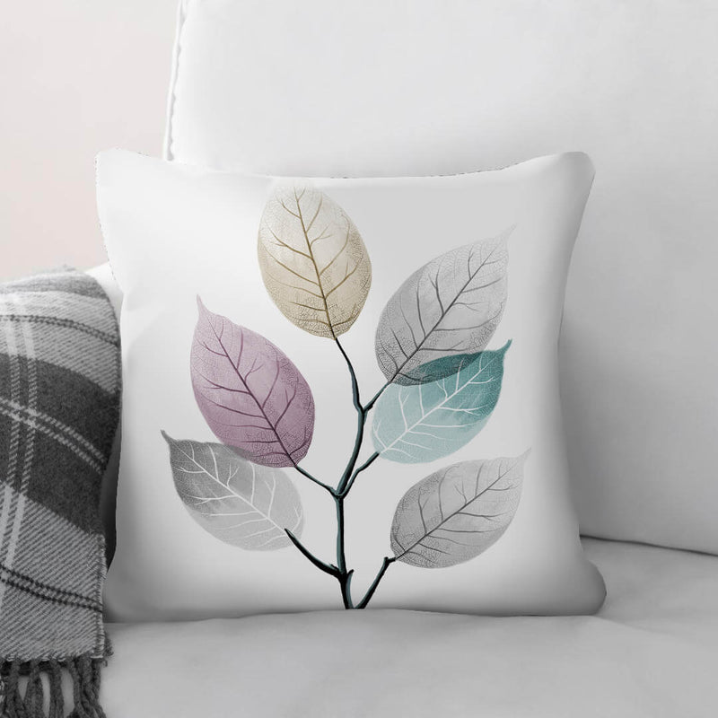 Color Splash Leaf B Cushion