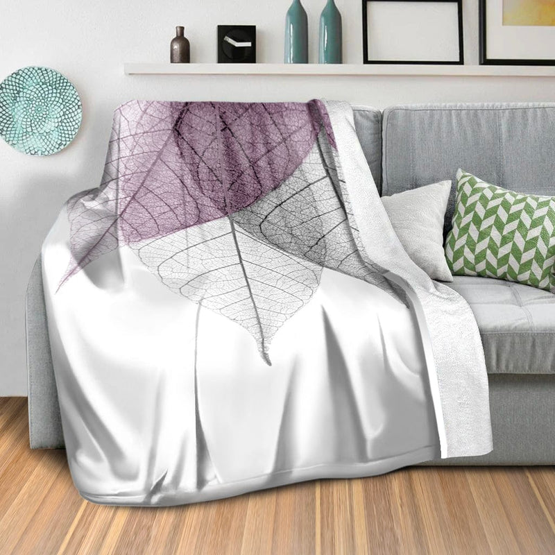 Color Splash Leaf C Blanket