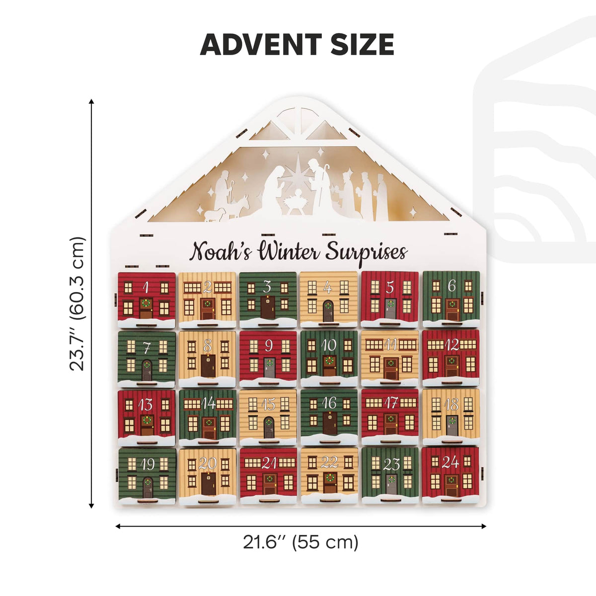 Christmas Advent Calendar - Colored, photo 11 of 11