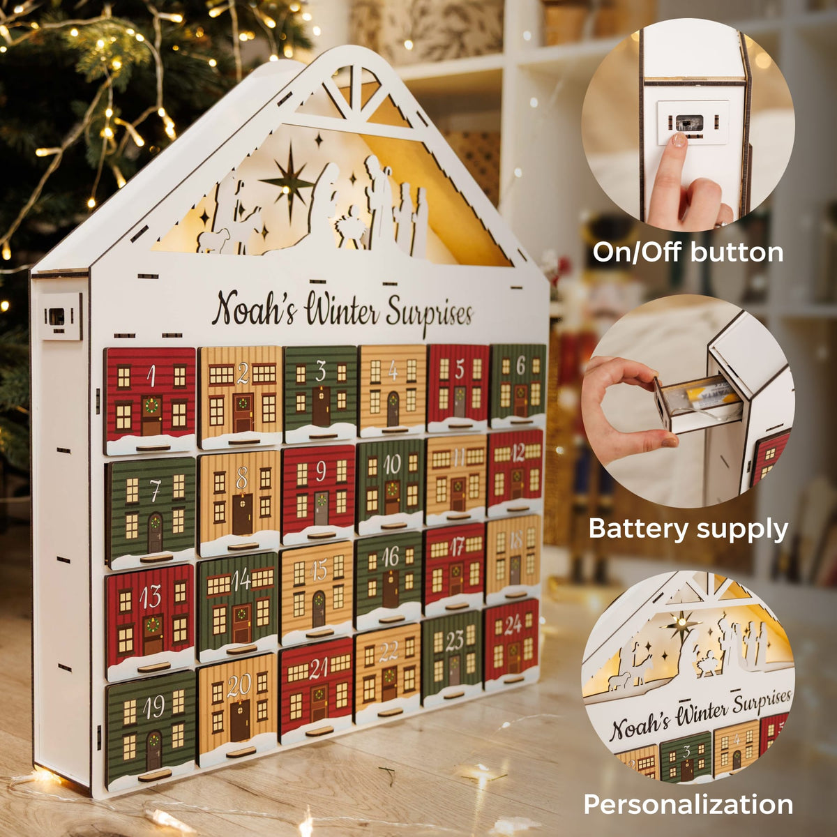 Christmas Advent Calendar - Colored, photo 9 of 11