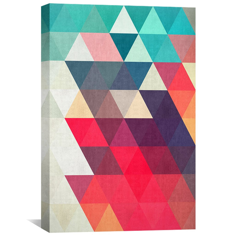 Colored Triangles 1 Canvas